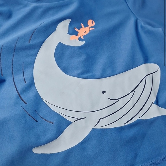 Carter's Swim New Carters Baby Boy Long Sleeve Rashguard Swimsuit